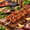 Stainless Steel Boti Seekh BBQ Skewer - 24 & 30 Inch