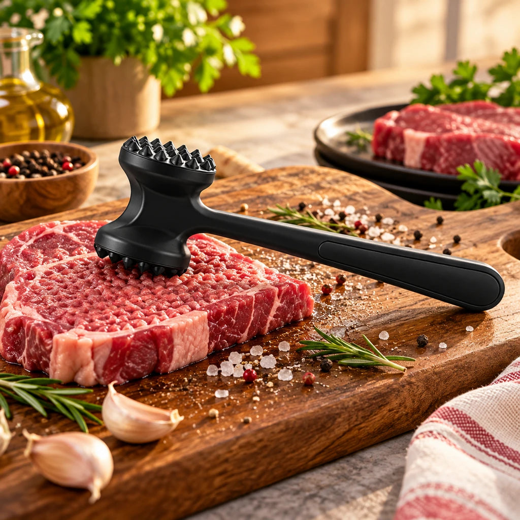 Shengya Black Zinc Meat Hammer With Double-Sided Round Head