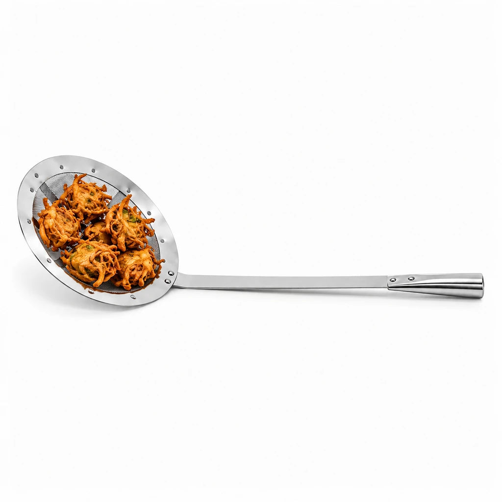 Stainless Steel 10-Inch Mesh Frying Skimmer