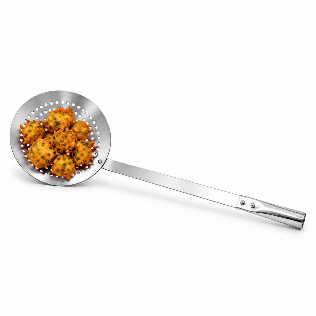 Stainless Steel 8-Inch Frying Skimmer