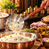 Stainless Steel 8-Inch Rice Serving Ladle (Doora) with Wooden Handle