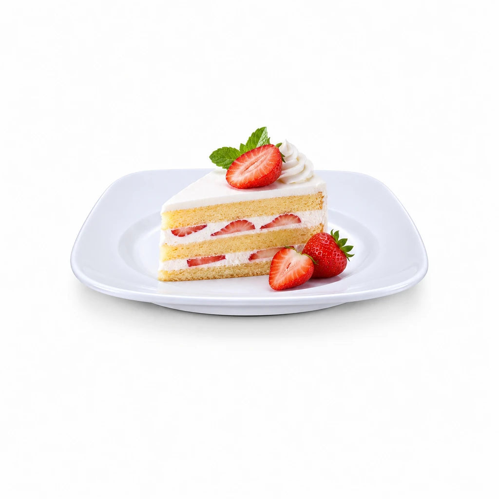 Forte B.K Sigma 19 cm White Ceramic Square Flat Plate