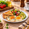 Blaze Classic White Melamine Flat Plate - 8 & 10 Inch