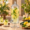 Danny Home 4-Litre Footed Glass Beverage Dispenser
