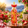 Kleeyo Golden Sweet Butterfly Glass Bottle, 500 ml