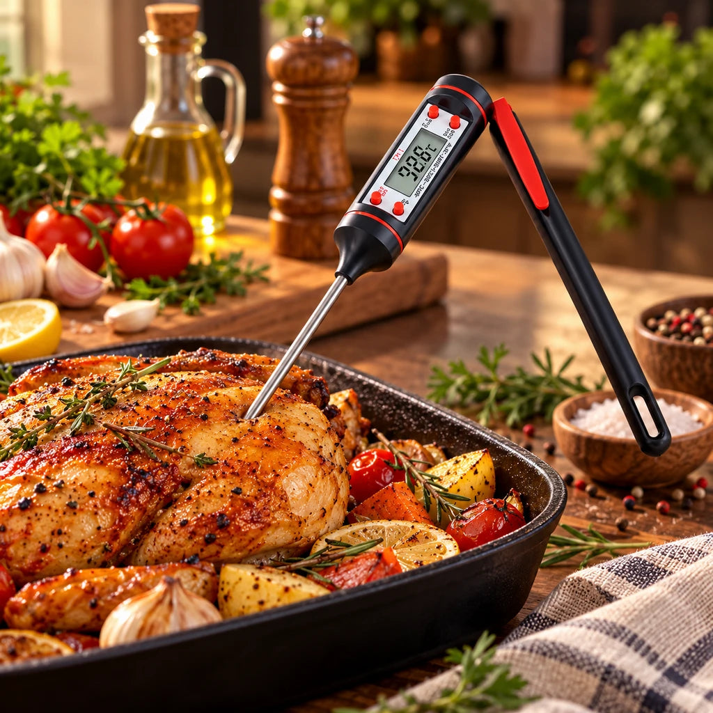 Tornado Digital Thermometer With Stainless Steel Sensor Probe