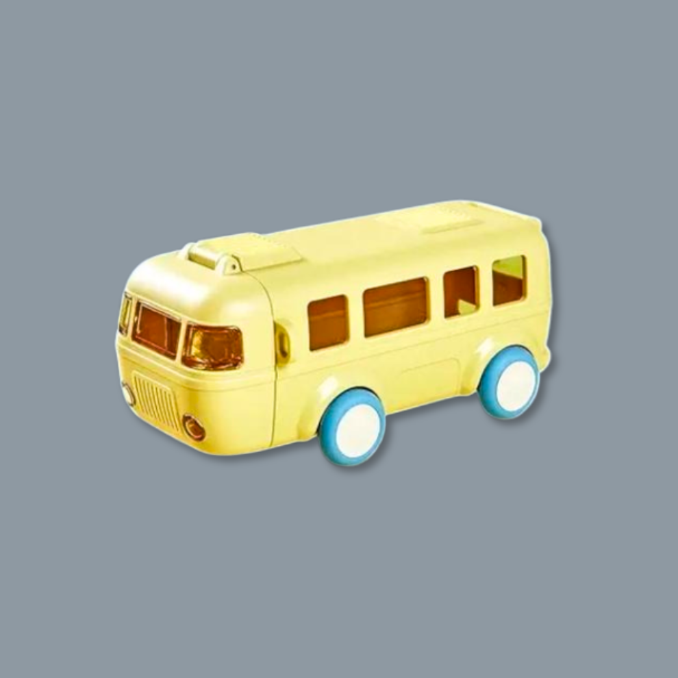 Bus-Shaped 500ml Kids Water Bottle