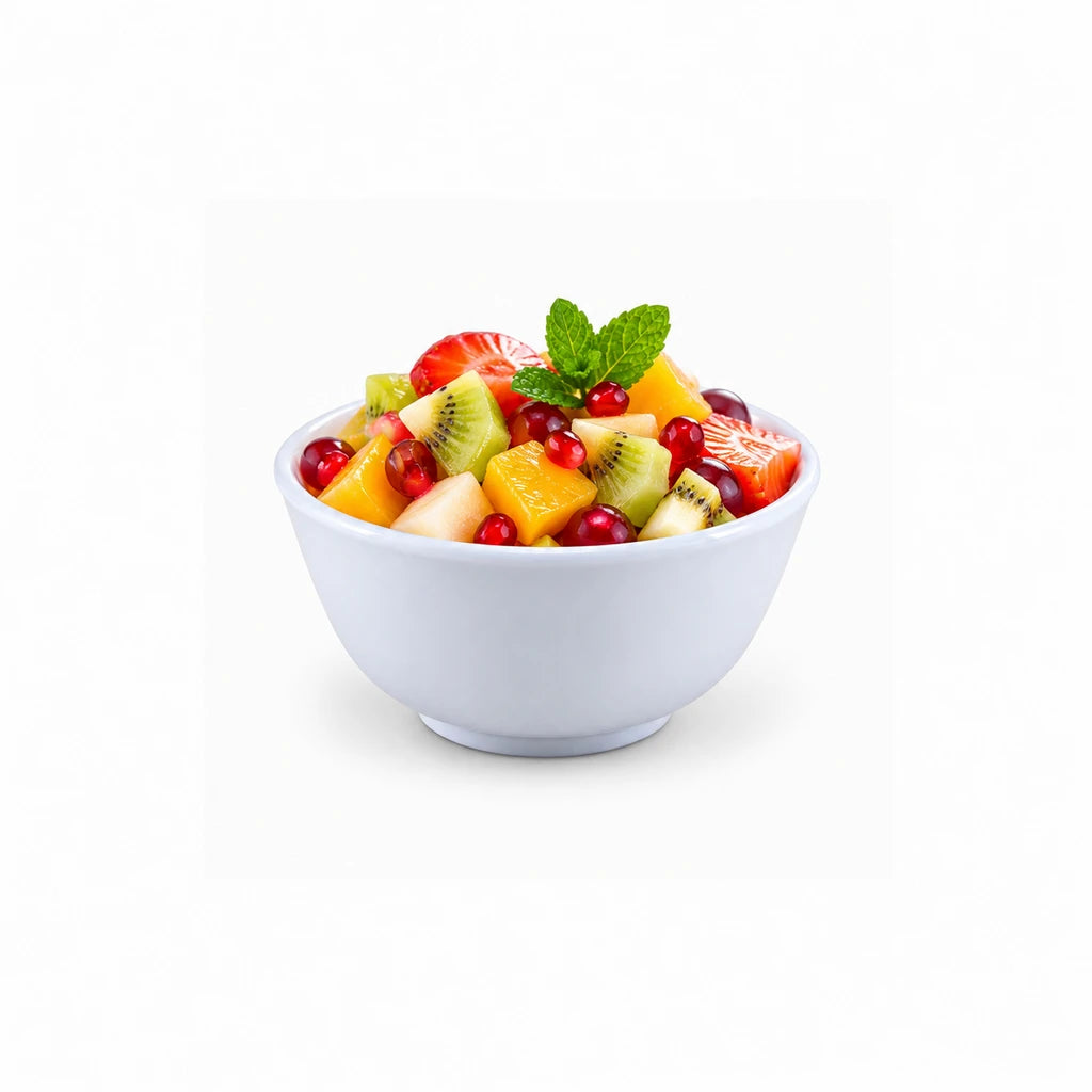 Blaze 3-Inch White Melamine Bowl
