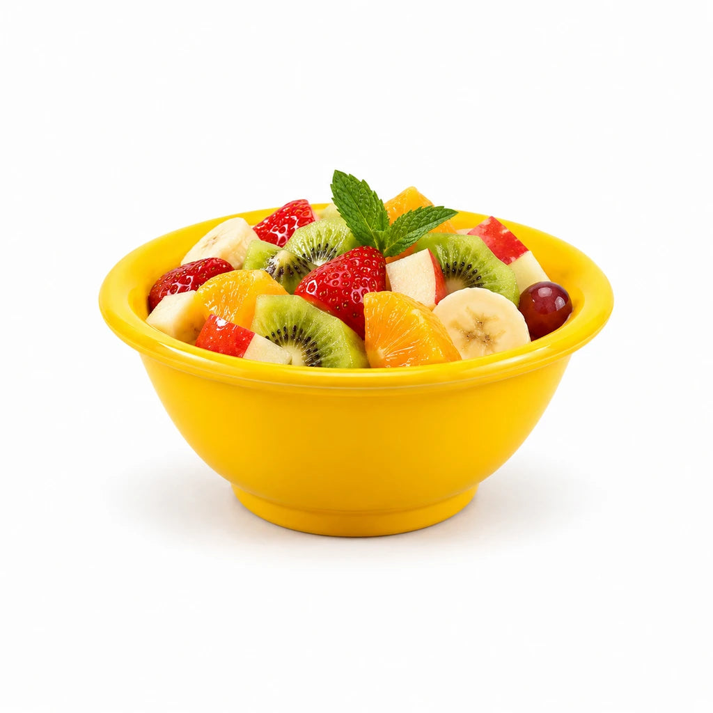 Blaze 4-Inch Melamine Soup Bowl - Yellow