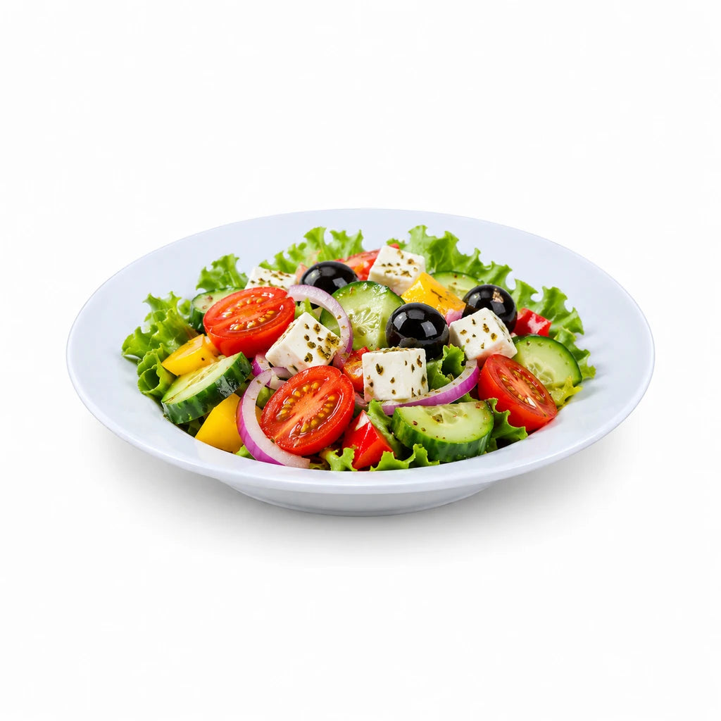 Forte B.K Cameo White Ceramic Flat Plate - 7 & 10 Inch