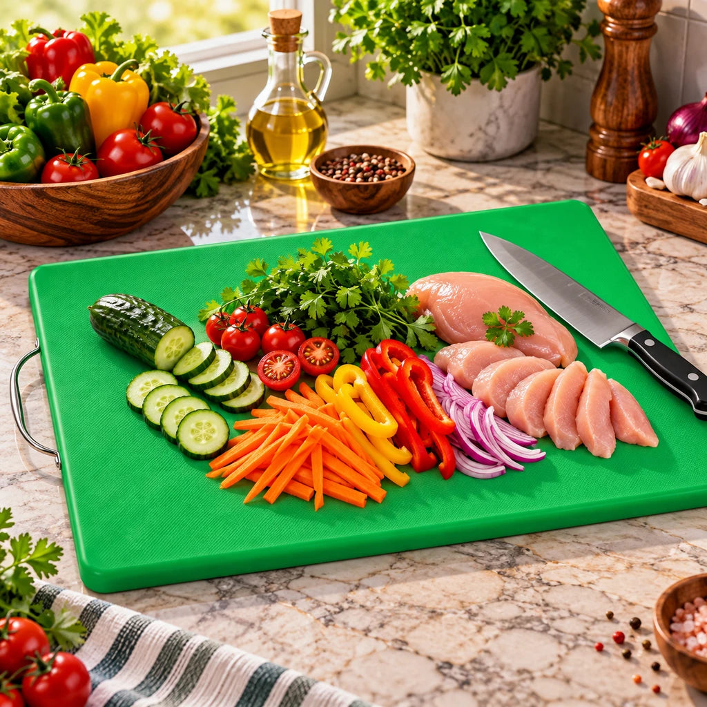 Fans Large Silicone Cutting Board with Loop Handle, 58 × 38 cm