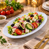 Blaze White Melamine Oval Dish - 10, 12 & 14-Inch