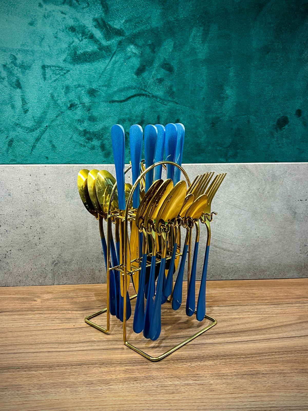 Falari Cutlery Set Blue (24/Pcs)