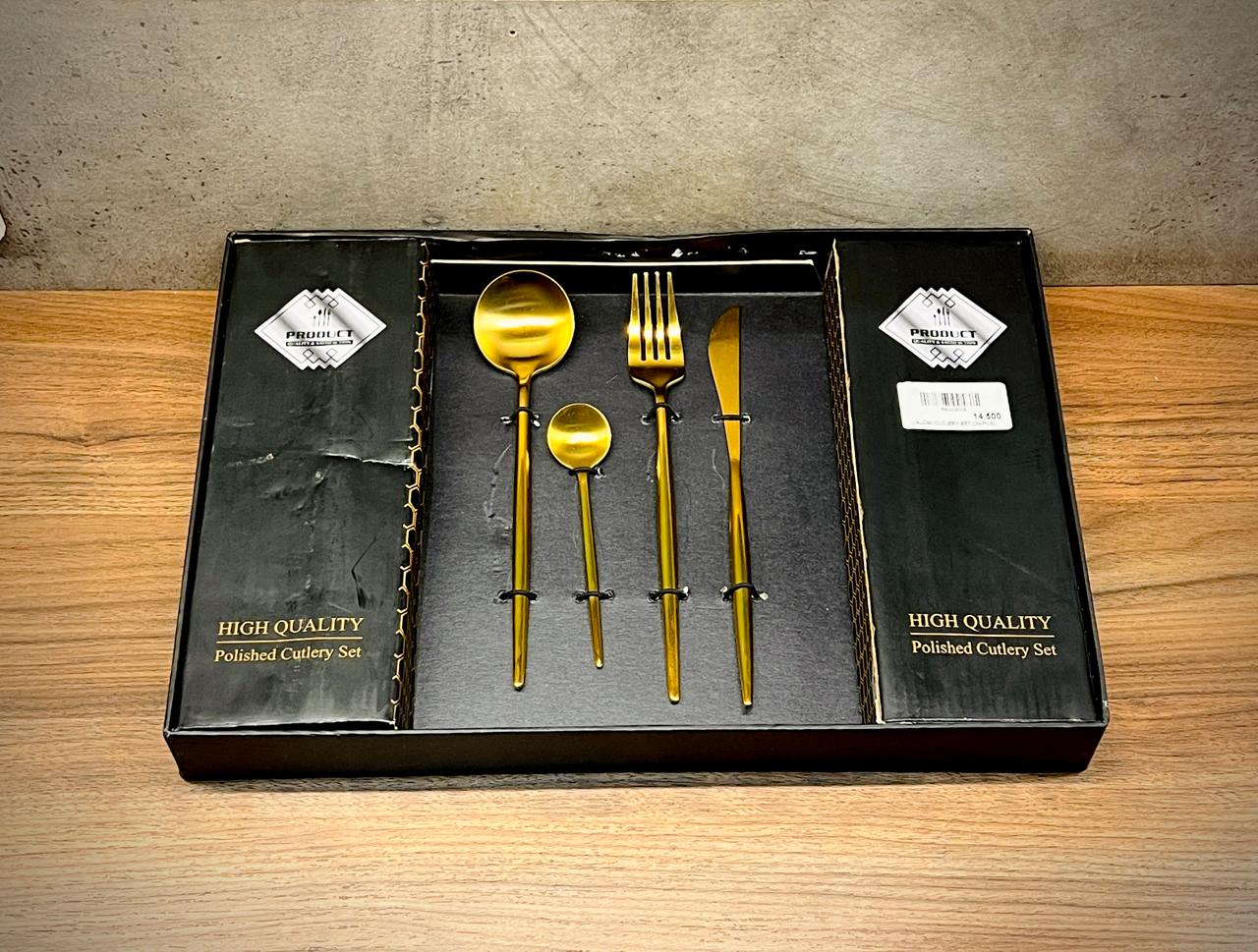 ALOMI Cutlery Set Golden (24/Pcs)