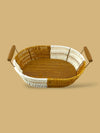 Prime Oval Bread Basket (Brown-White)