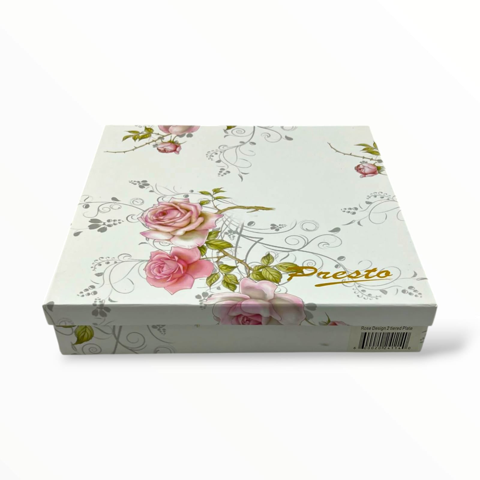 Presto Rose 2-Tier Dessert Stand