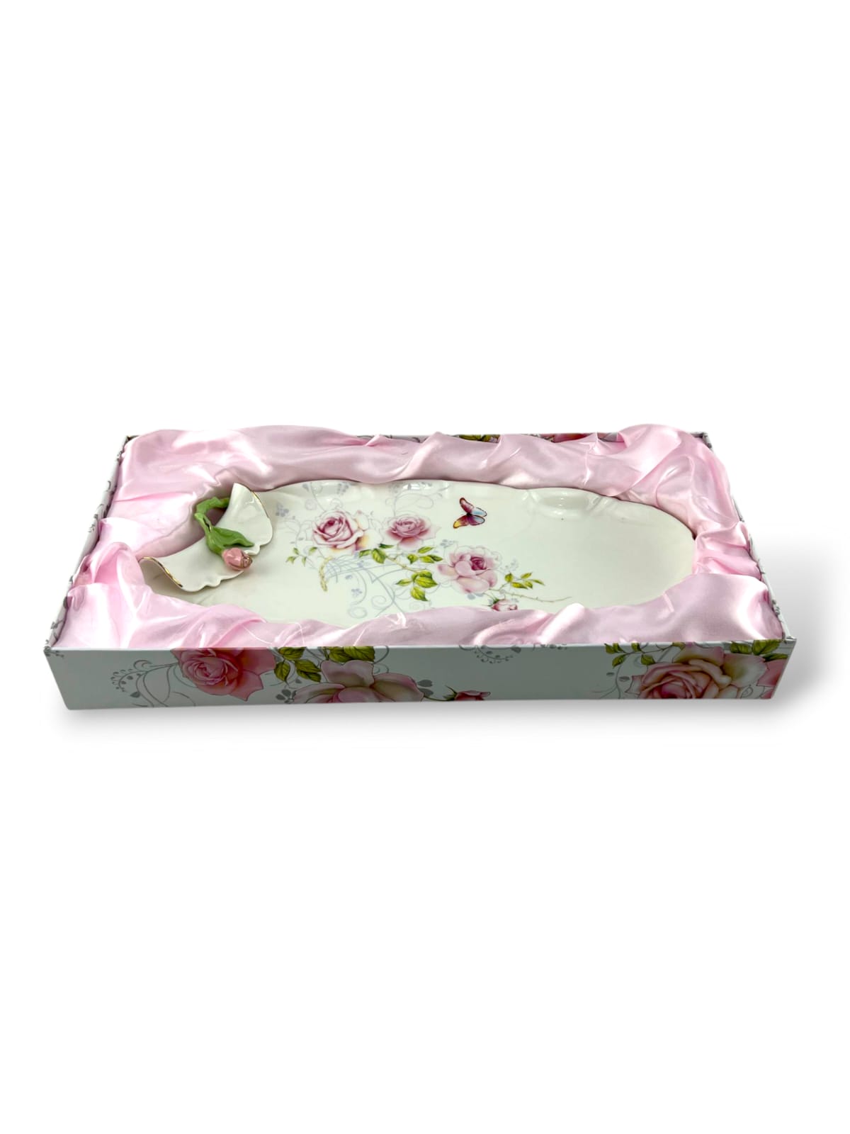 Presto Rose Oval Serving Platter 15"