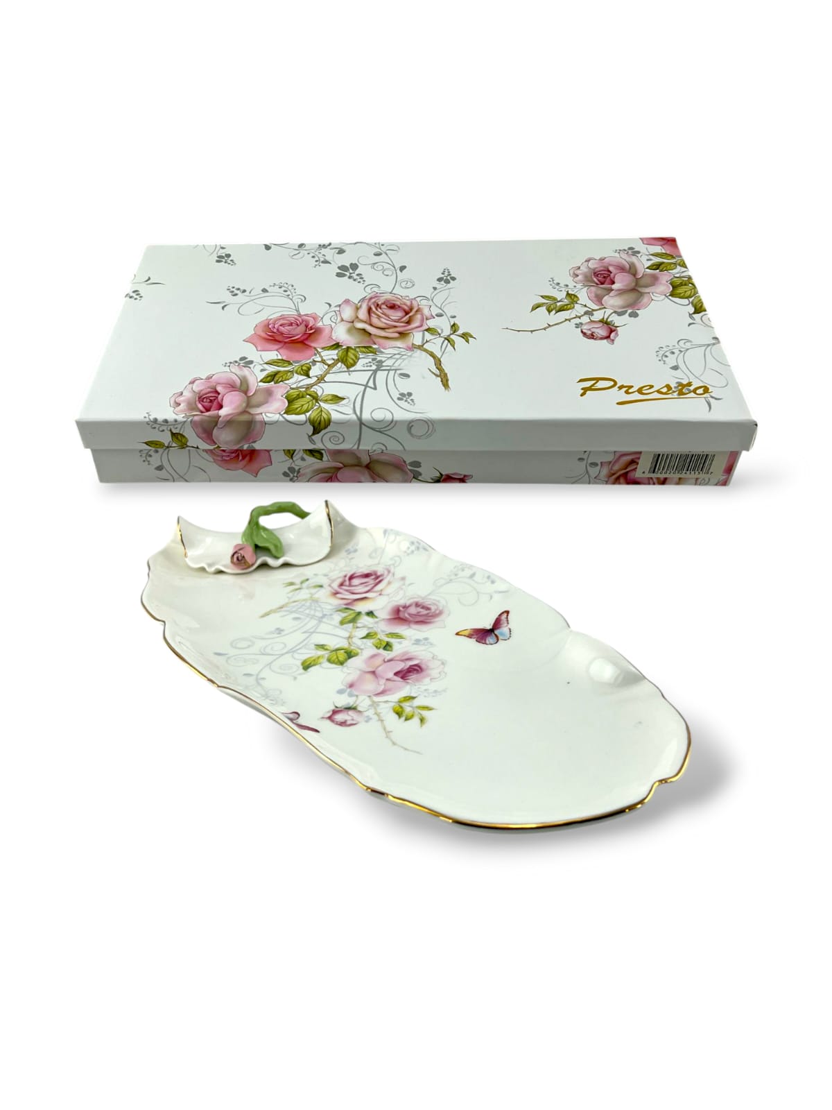 Presto Rose Oval Serving Platter 15"
