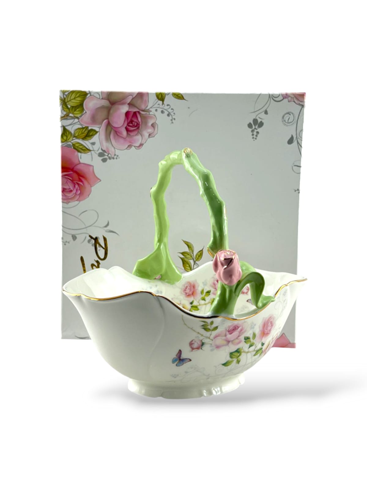 Presto Rose Candy Bowl 9"