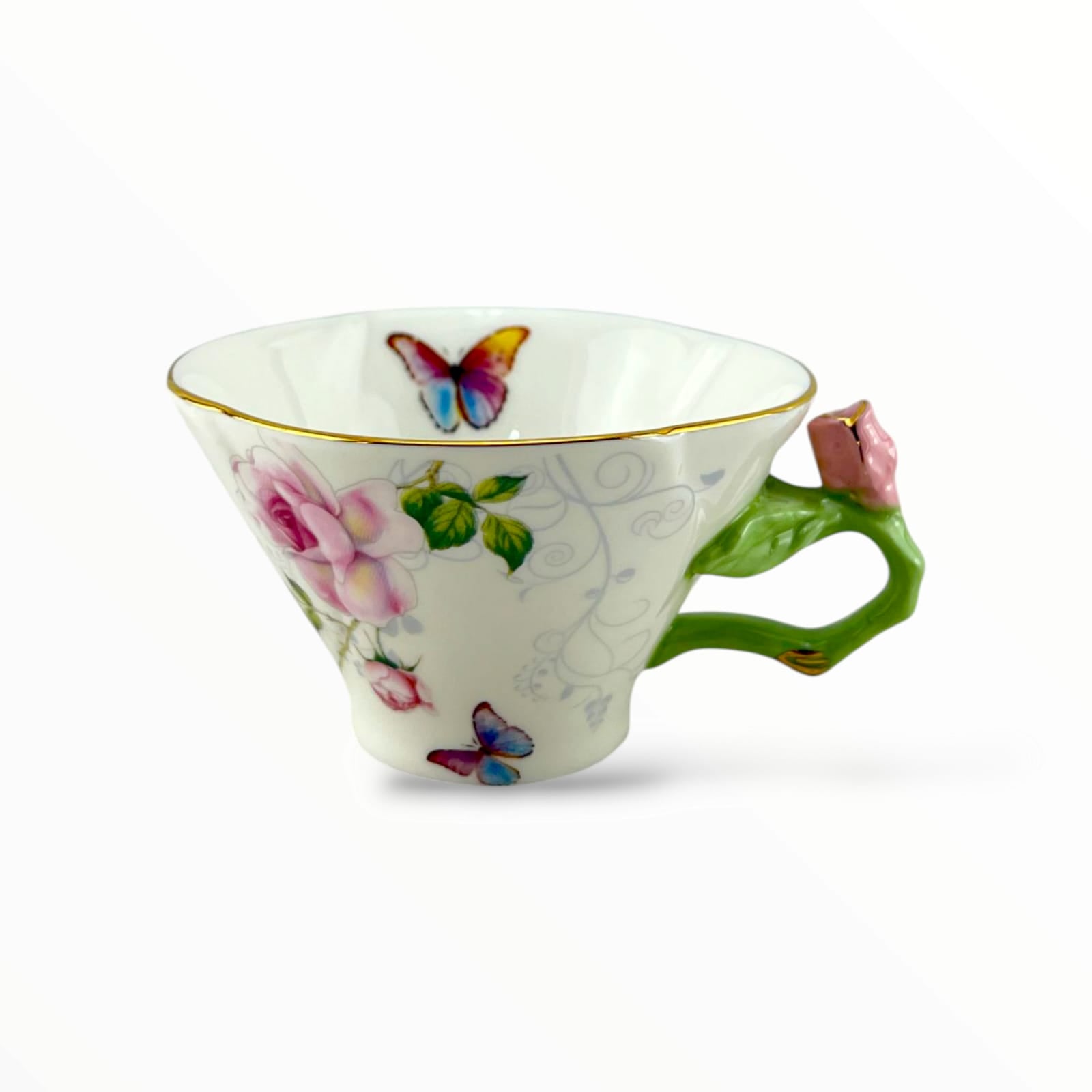 Presto Rose 6-Piece Cup & Saucer Set