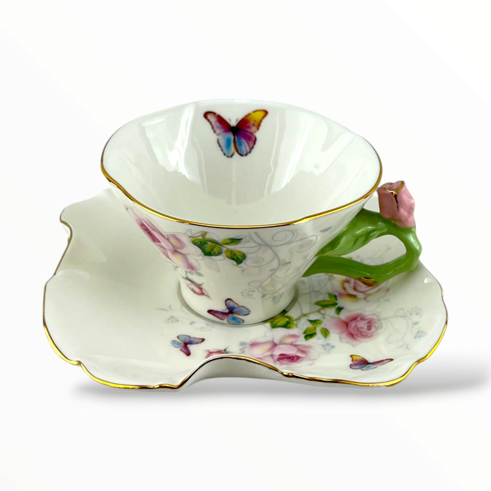 Presto Rose 6-Piece Cup & Saucer Set