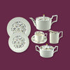 Royal Venice 24-Piece Bone China Tea Set