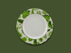 Blaze Greenery Melamine Flat Plate