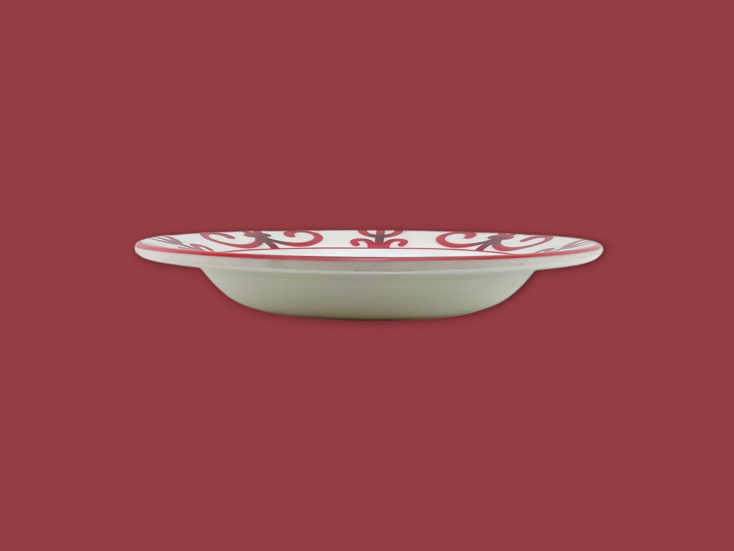 Blaze Wrought Iron Melamine Deep Plate 8"
