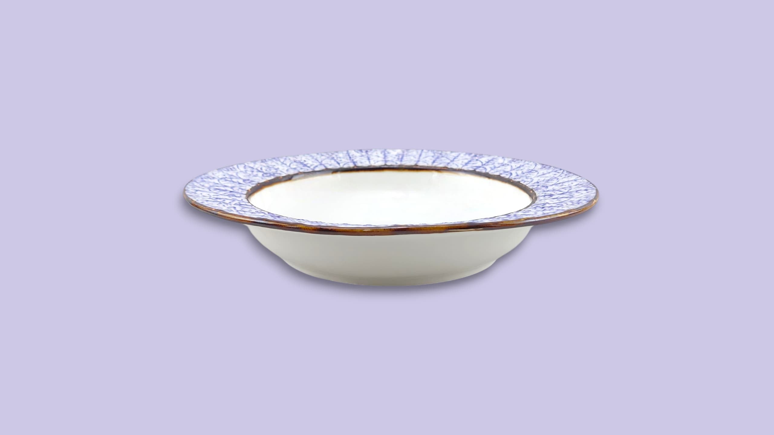 Ceramic 24-Piece Breakfast Set Purple