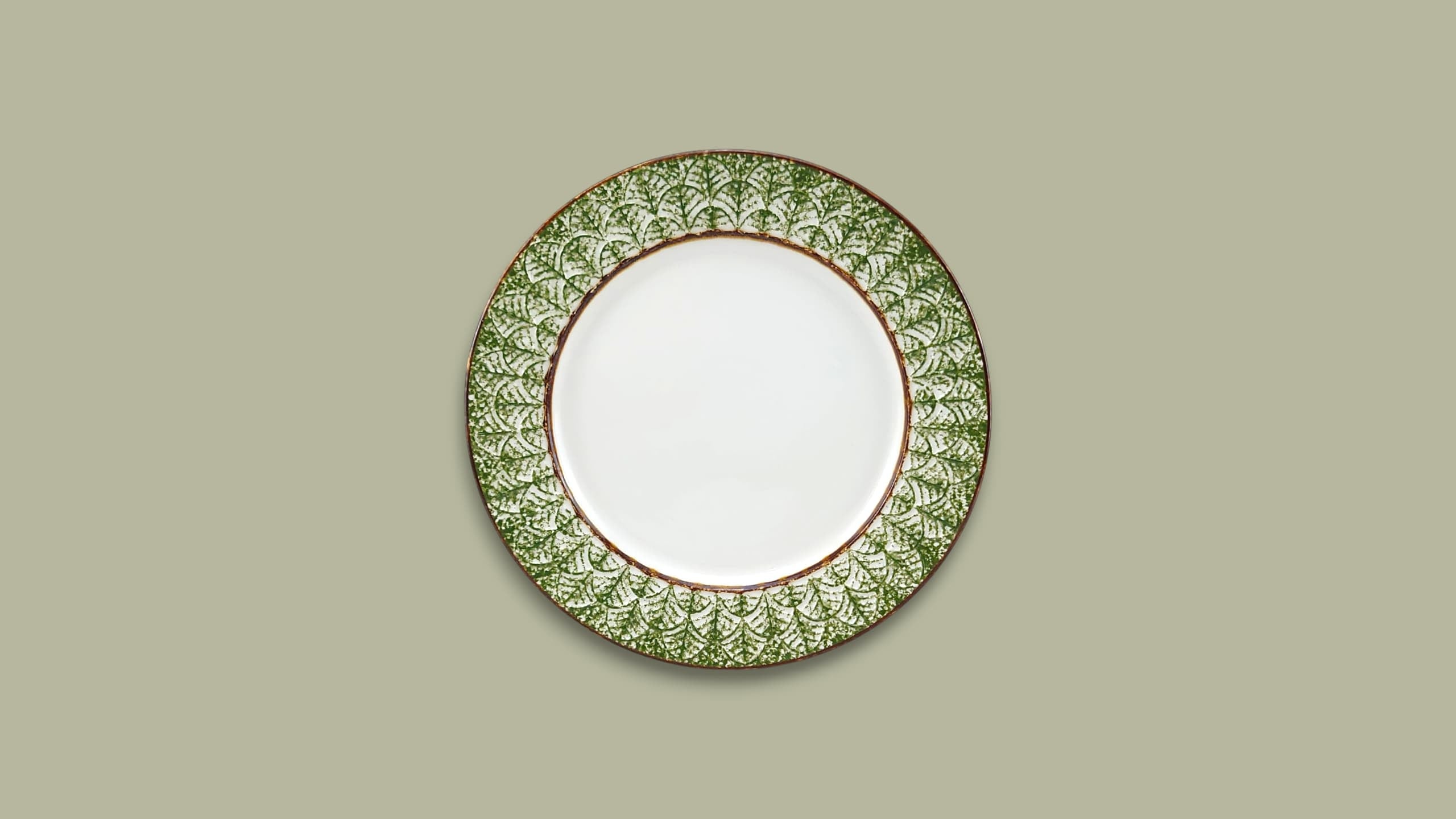 Ceramic 24-Piece Breakfast Set Green