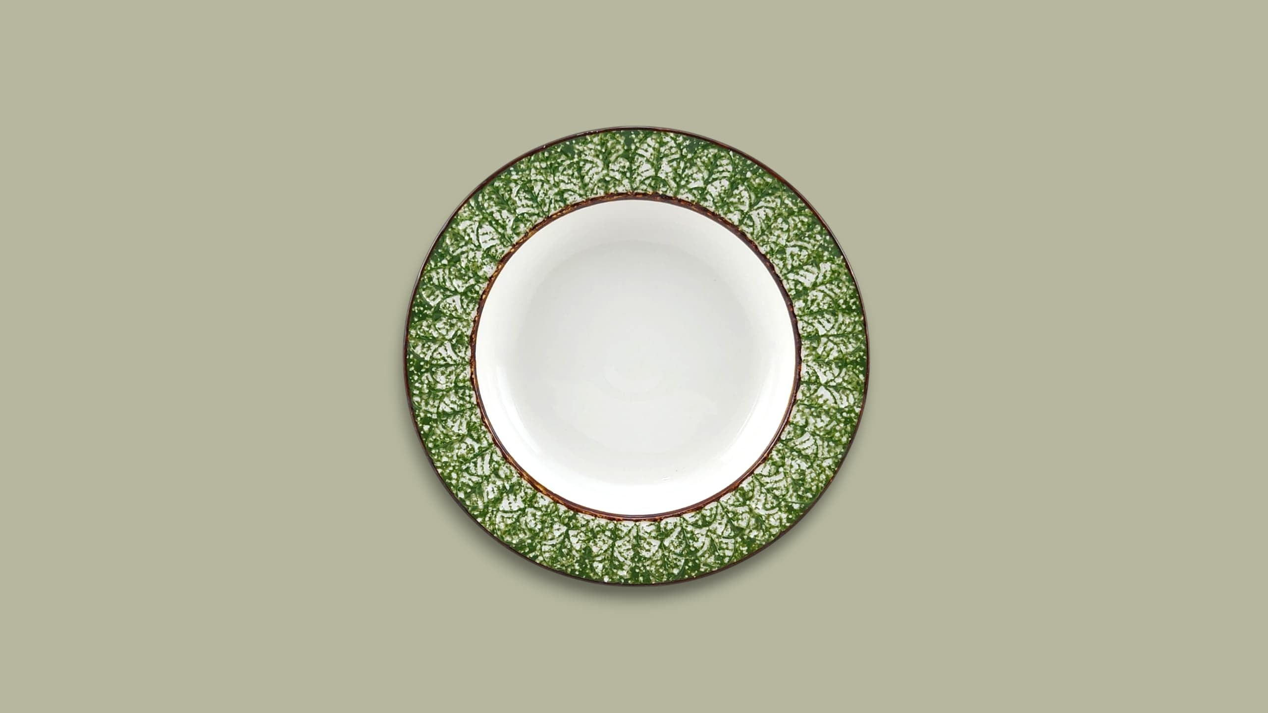 Ceramic 24-Piece Breakfast Set Green