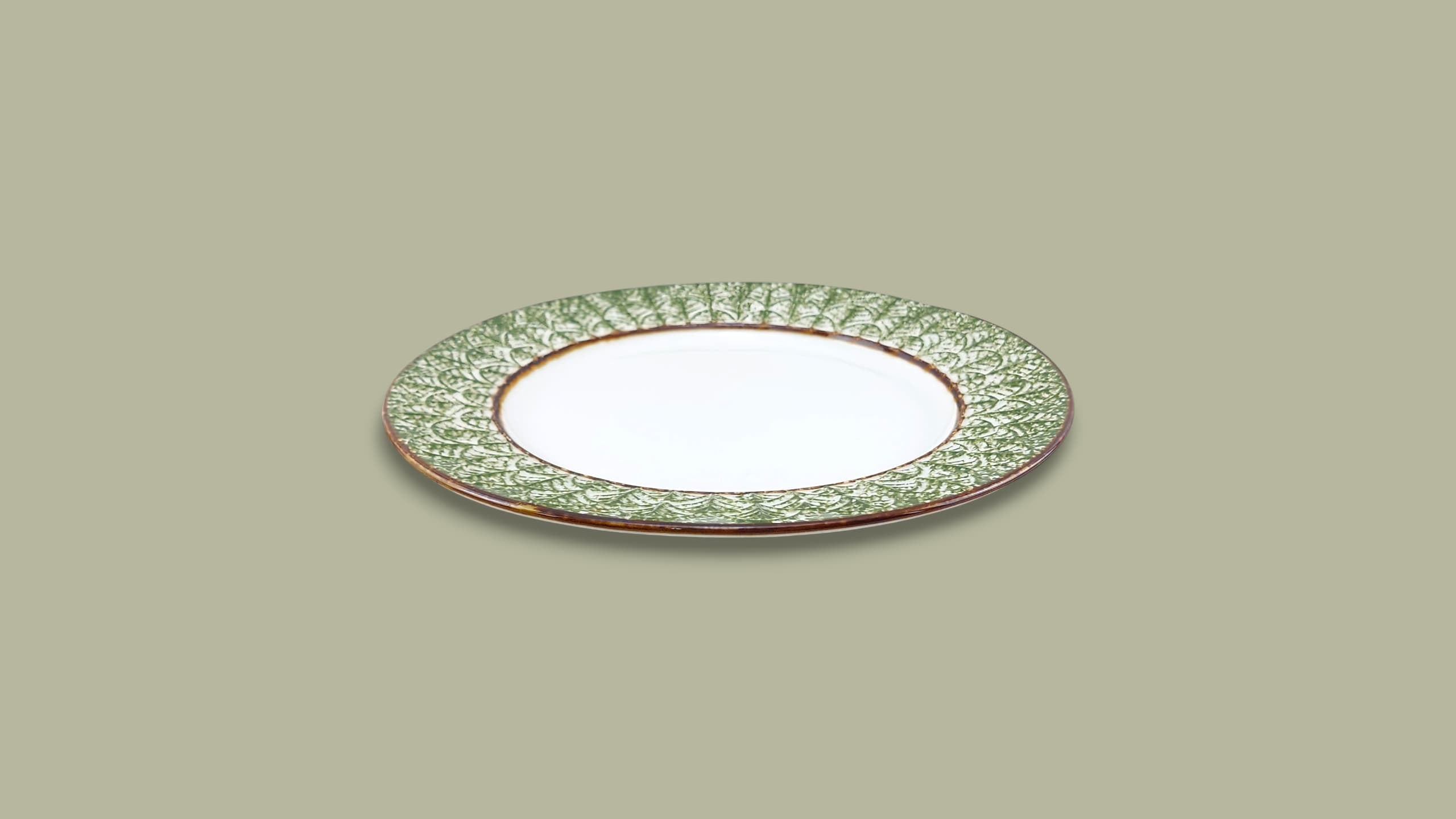 Ceramic 24-Piece Breakfast Set Green