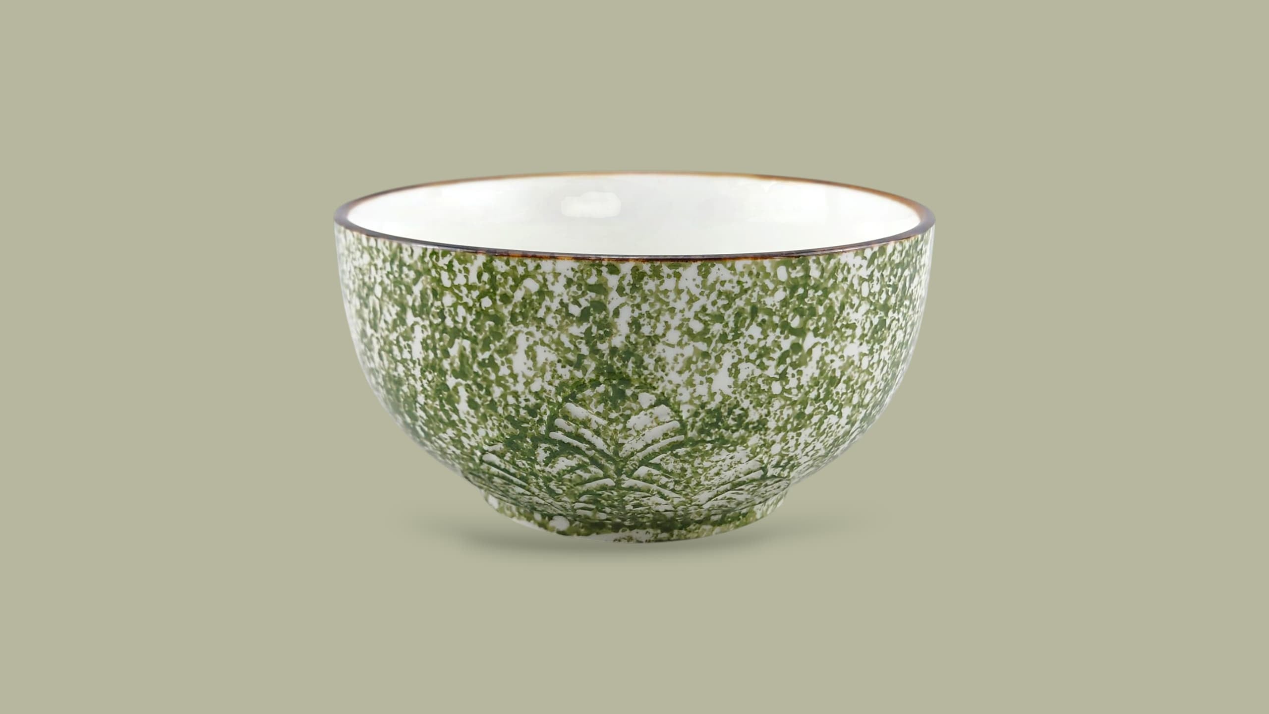 Ceramic 24-Piece Breakfast Set Green