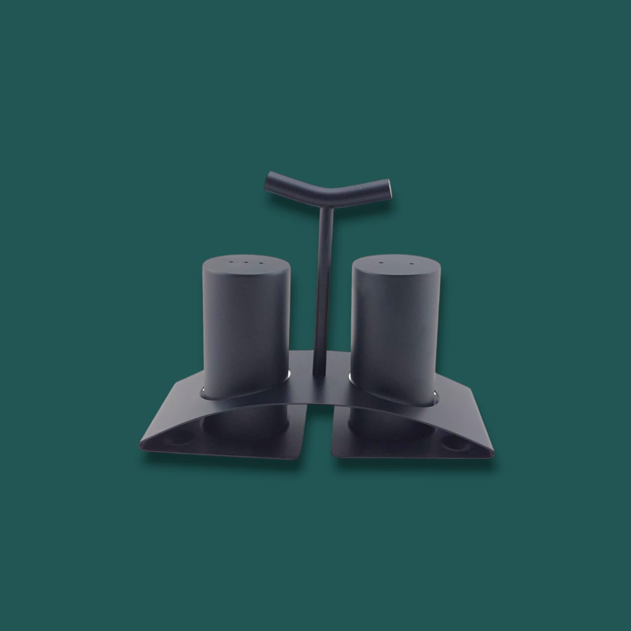 Shengya Stainless Steel Salt & Pepper Set Black (B6343)