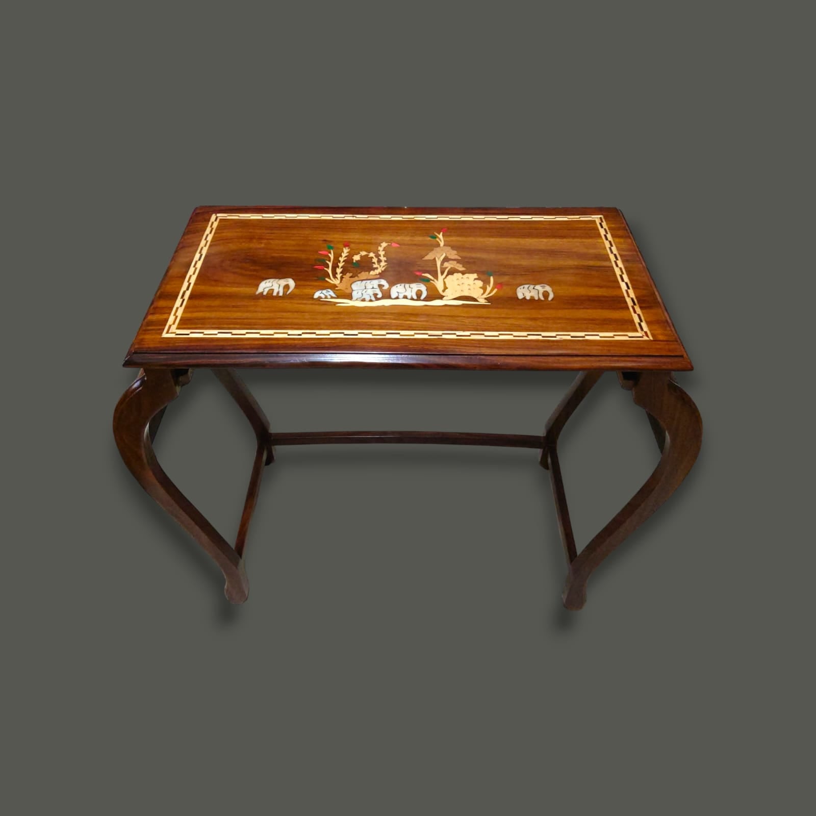 Sheesham Wood 3-Piece Tables Set