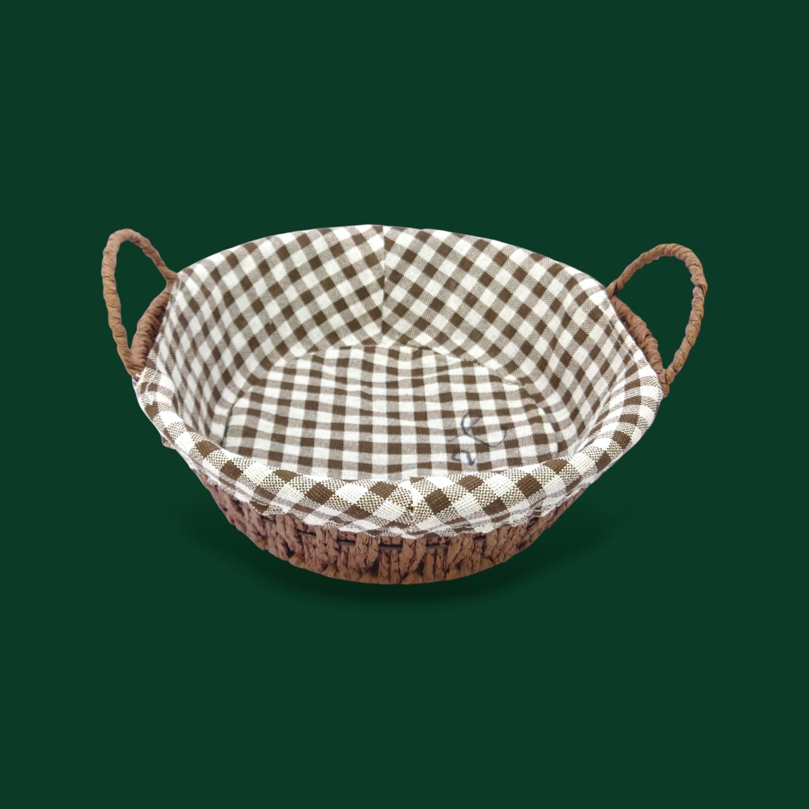 Prime Round Bread Basket With Fabric