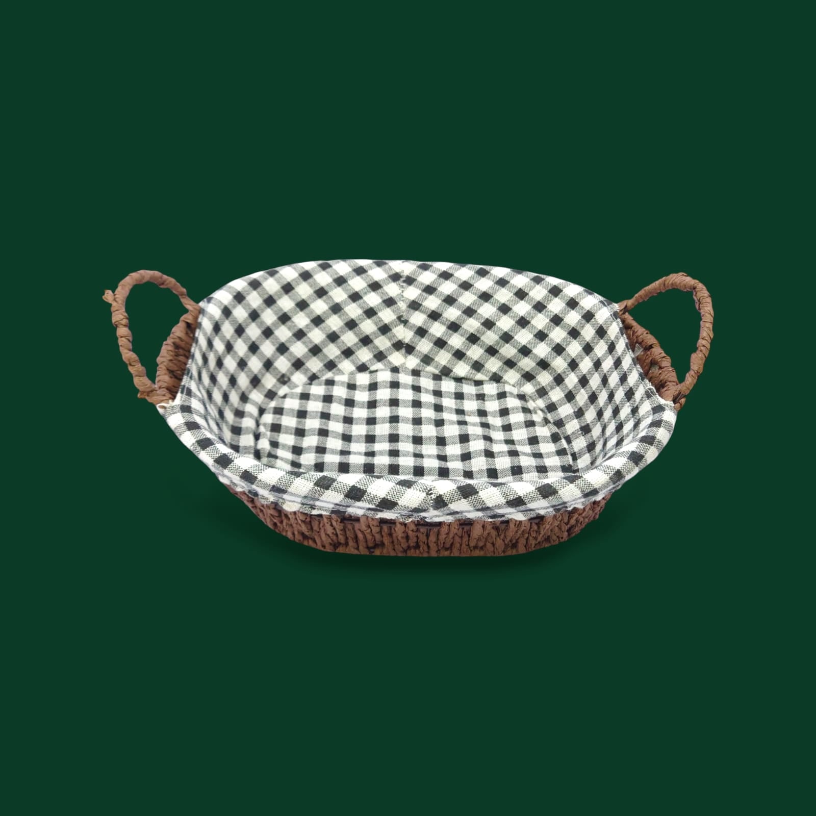 Prime Oval Bread Basket With Fabric