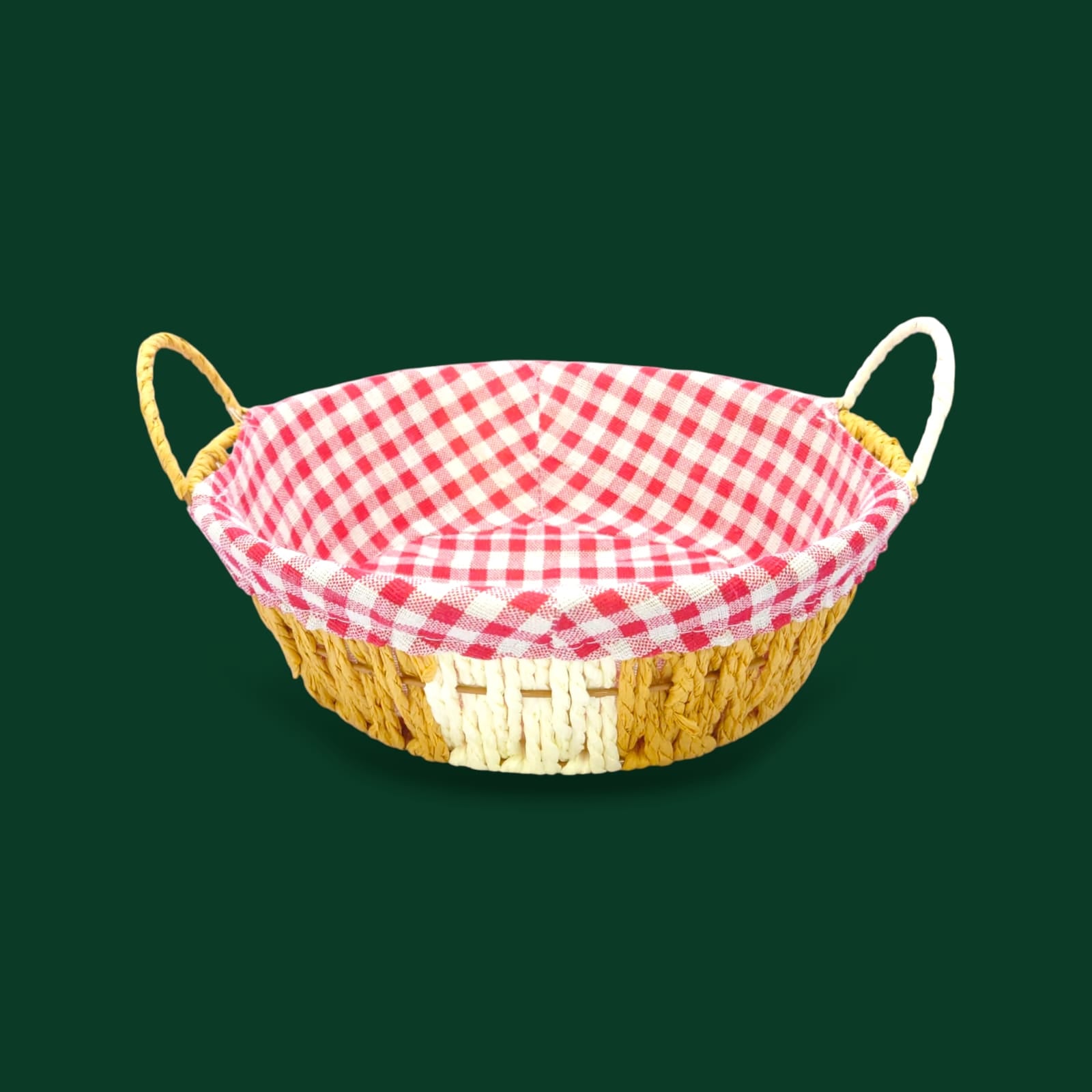 Prime Round Bread Basket With Fabric