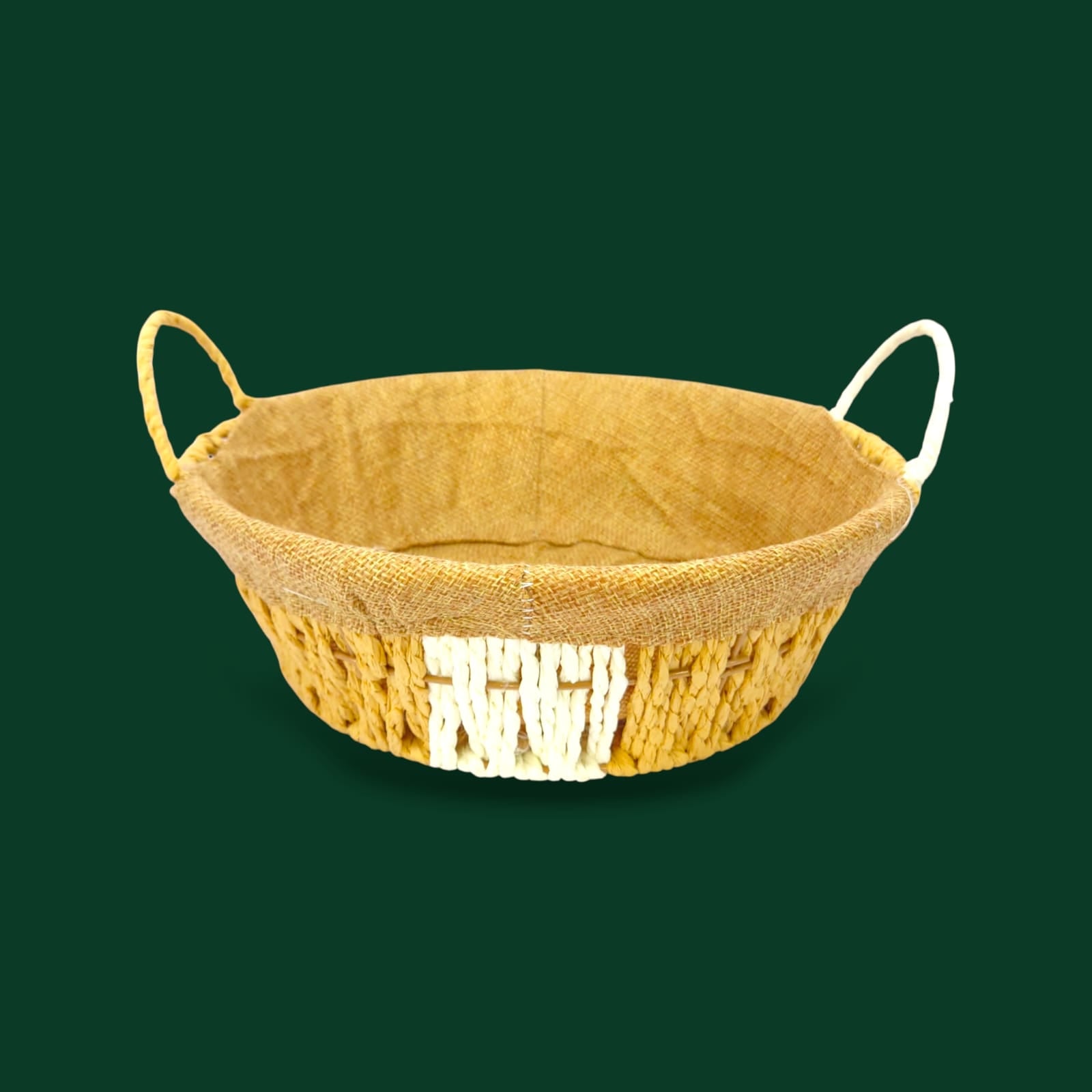 Prime Round Bread Basket With Fabric
