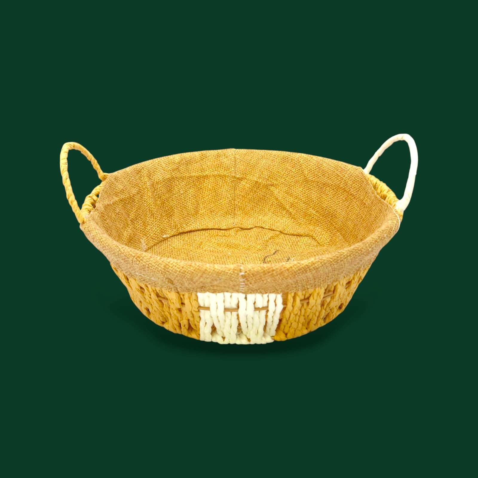 Prime Round Bread Basket With Fabric