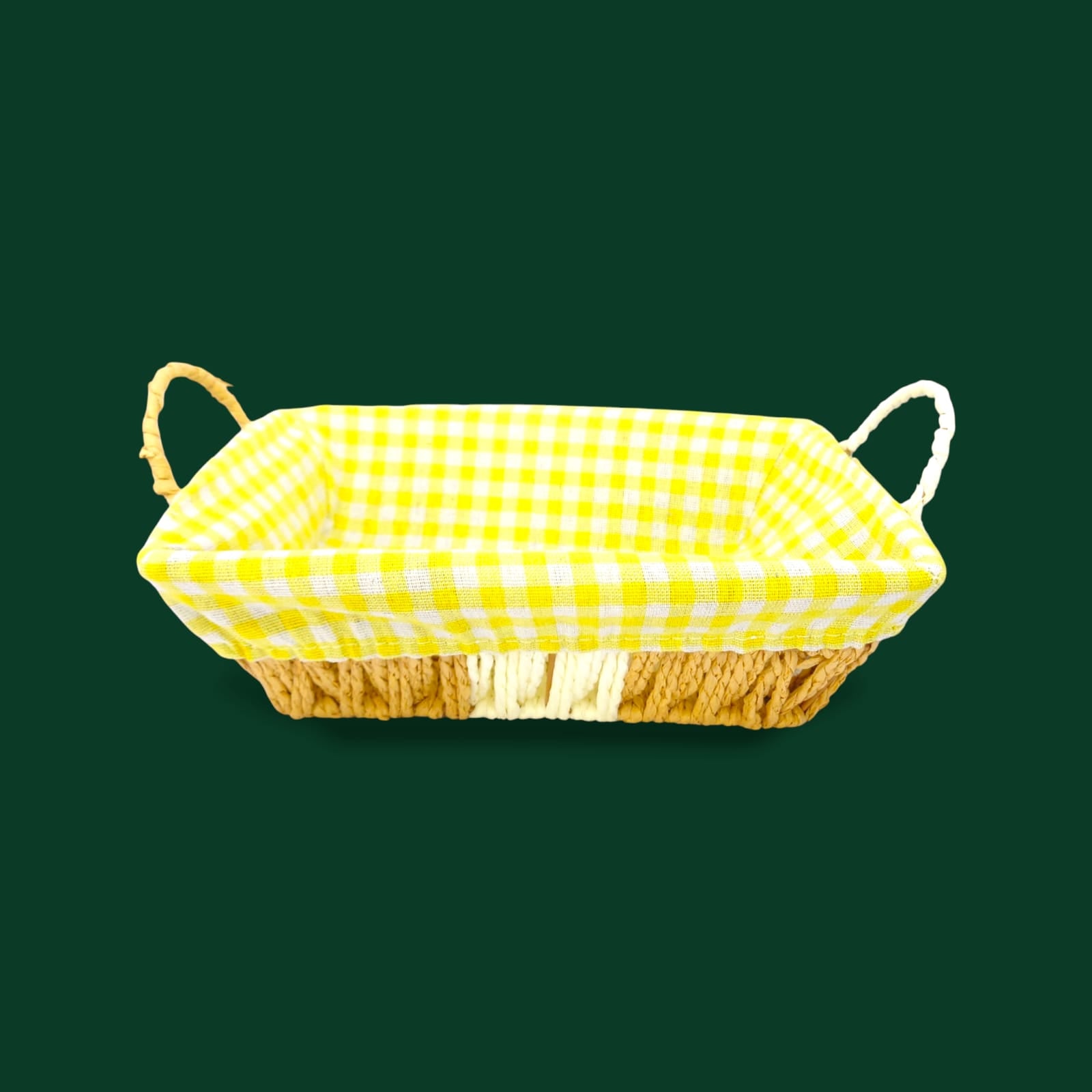 Prime Rectangular Bread Basket With Fabric