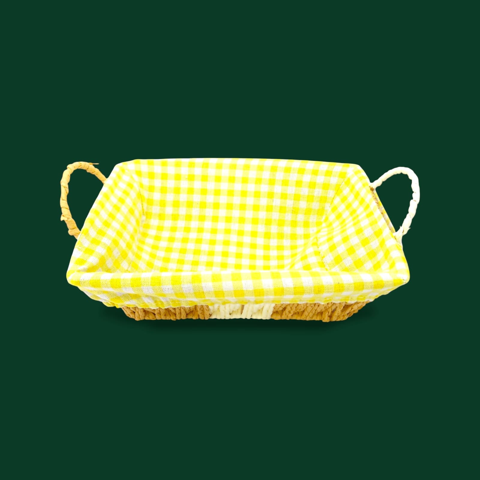 Prime Rectangular Bread Basket With Fabric