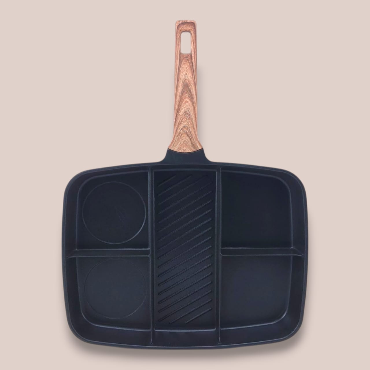 5-Portion Non-Stick Frying Pan (12"x15")