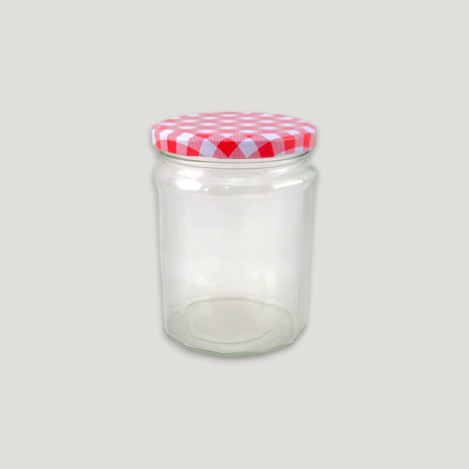 Round Glass Storage Jar (480145-Y612)