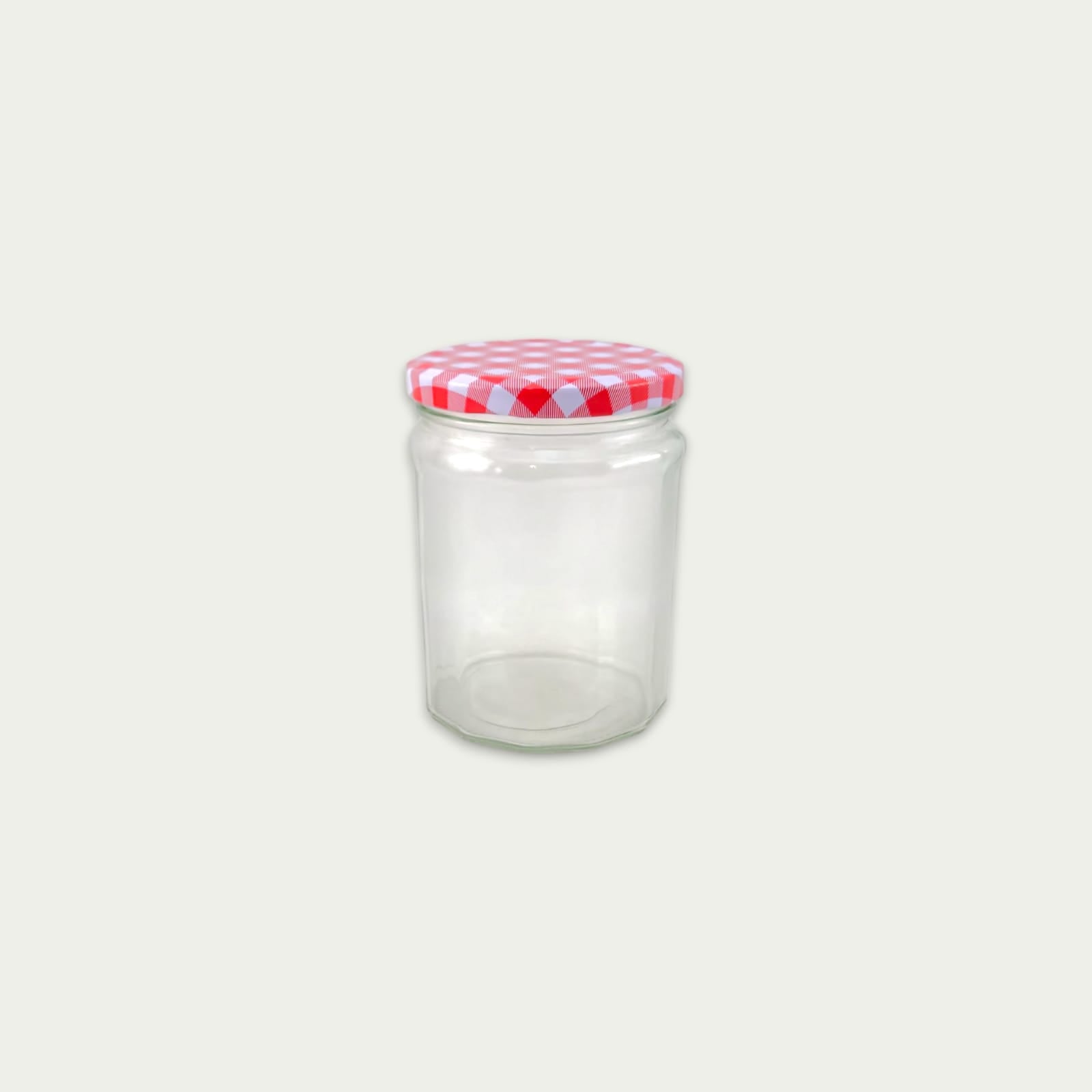 Round Glass Storage Jar (480145-Y612)