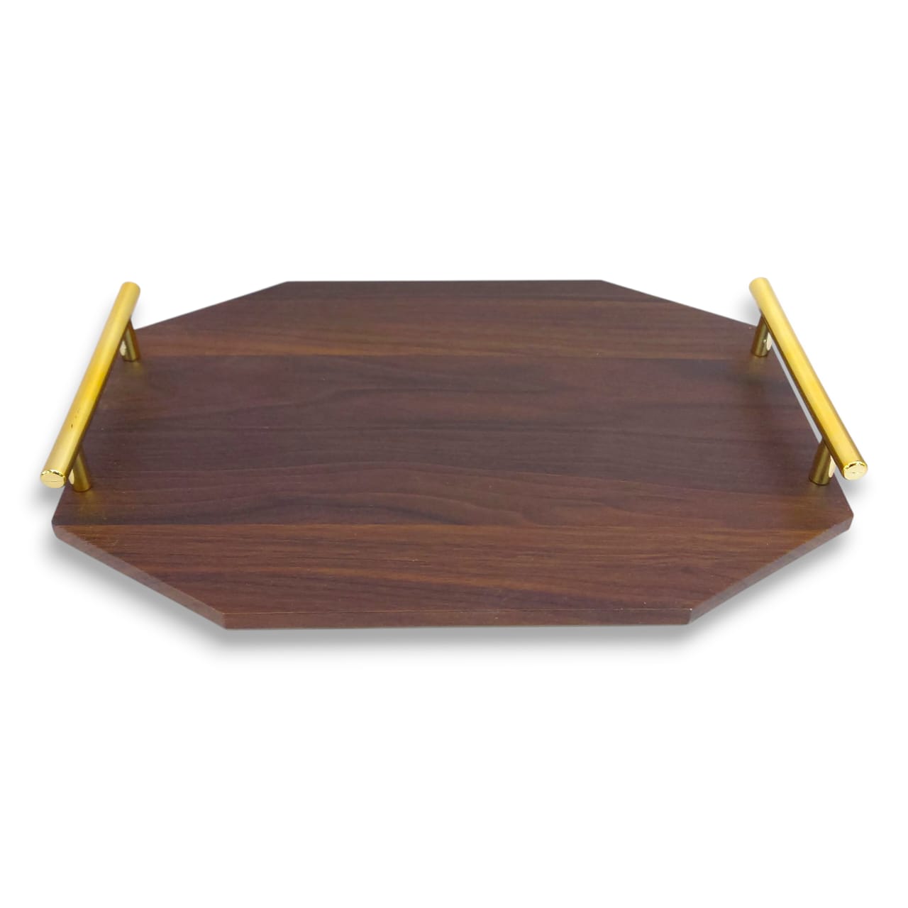 2-Piece Rectangular Wooden Tray Set