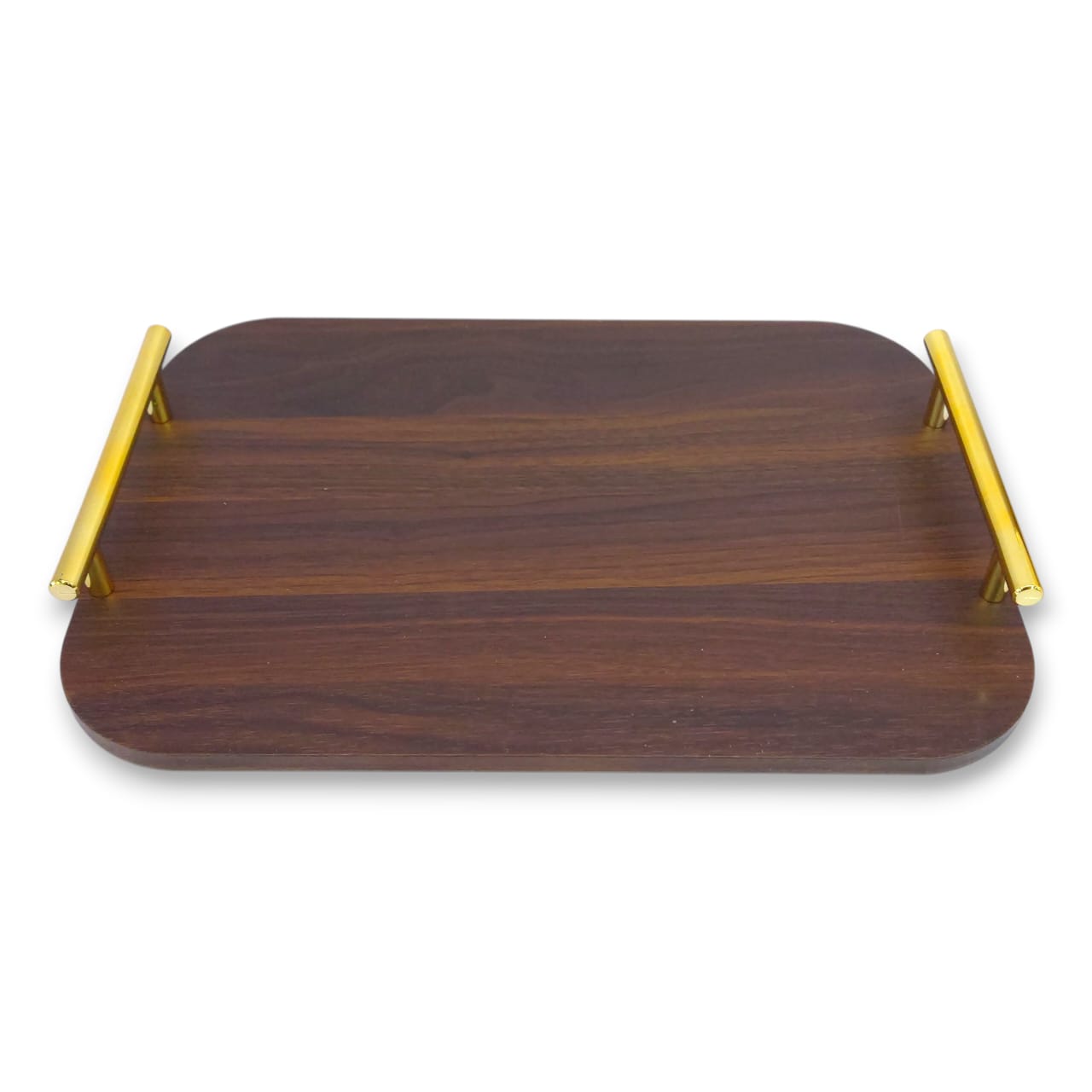 2-Piece Rectangular Wooden Tray Set