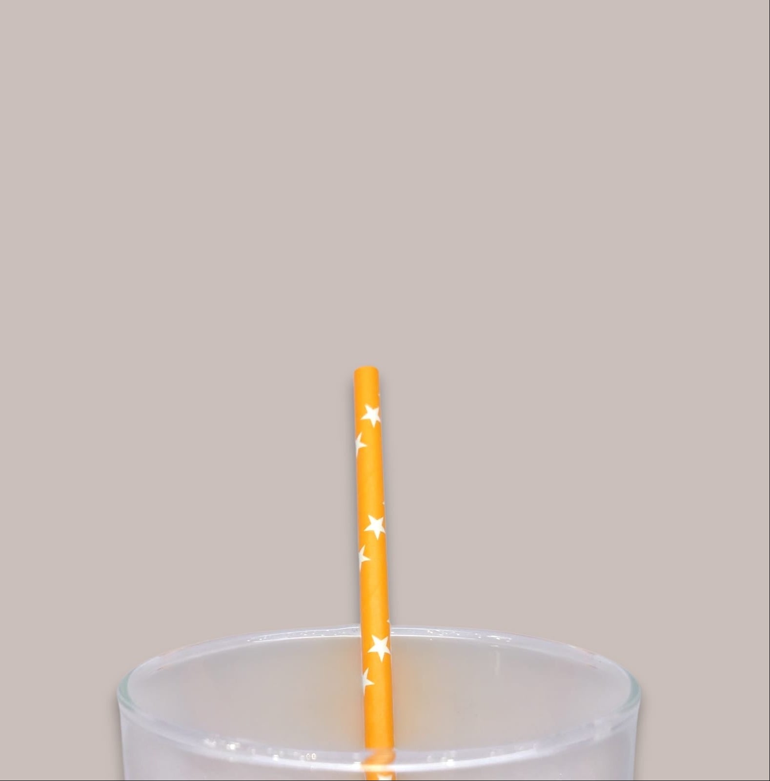25-Piece Stars Drinking Straw