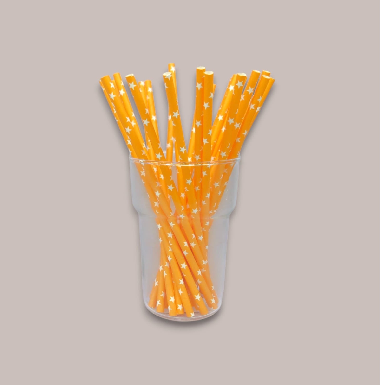 25-Piece Stars Drinking Straw