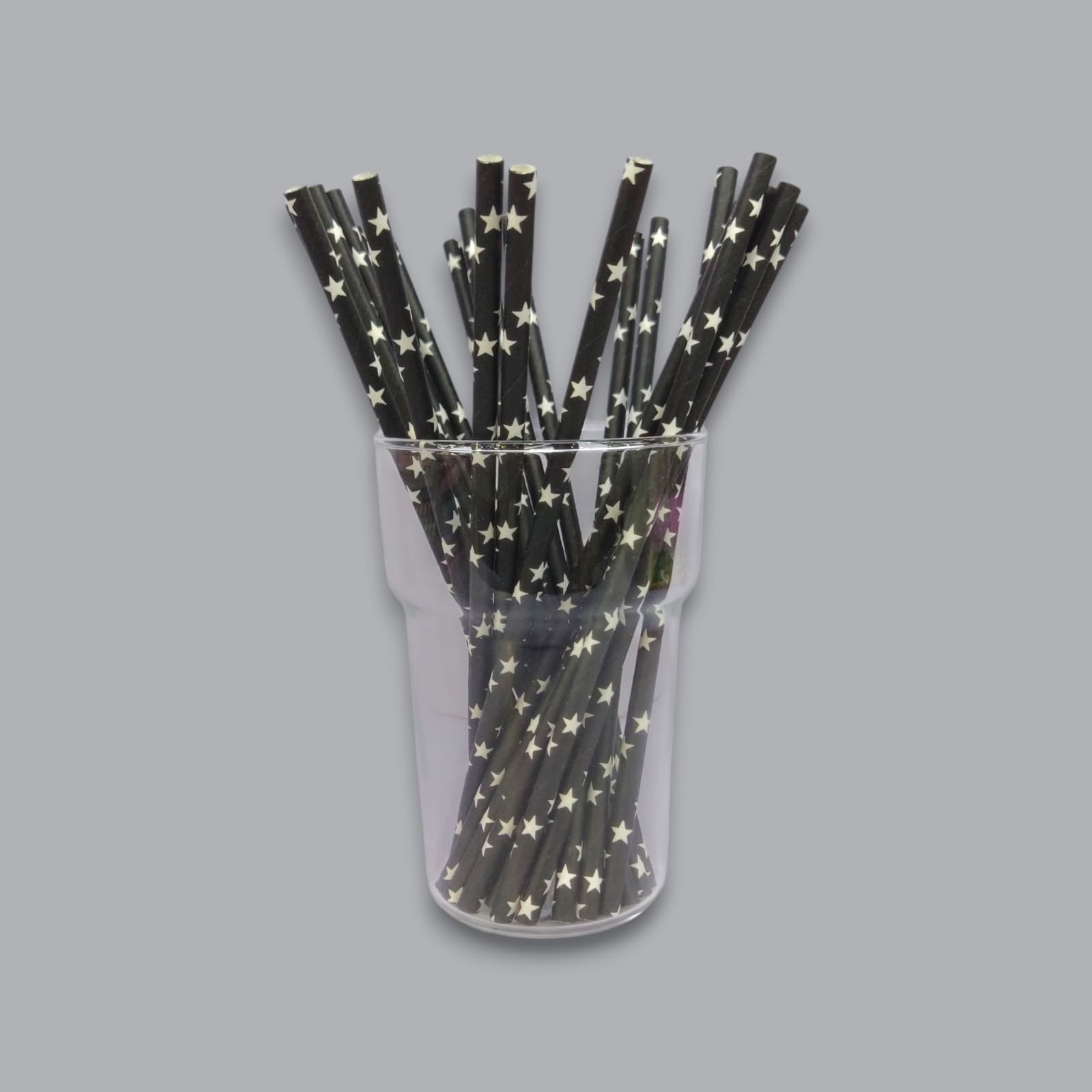 25-Piece Stars Drinking Straw